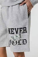 Graphic Fleece Short