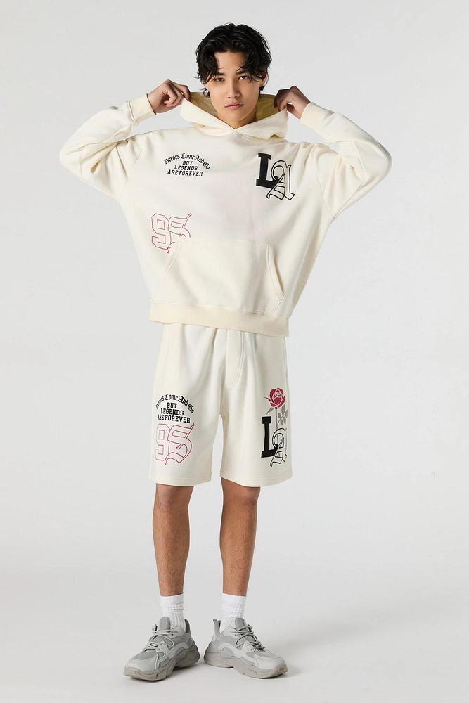 Graphic Fleece Short
