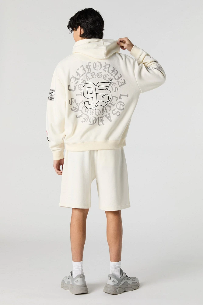 Graphic Fleece Short