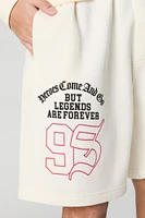 Graphic Fleece Short