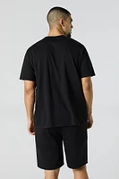 Official World Graphic Fleece Short