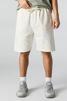 Summer Print Fleece Longline Short