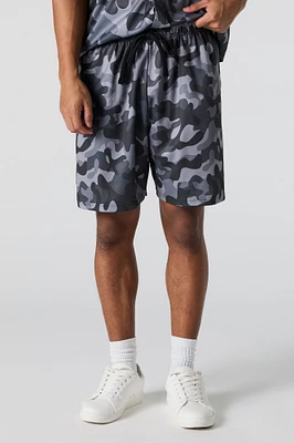 Short Active en filet imprim