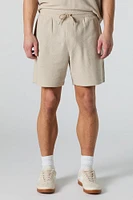 Short Active texturé à taille coulissante