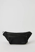 Sac banane en nylon avec compartiment double