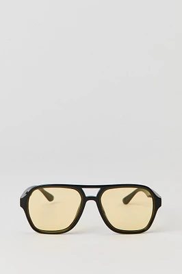 Lunettes de soleil aviateur épaisses