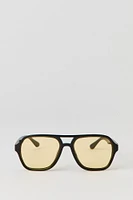 Lunettes de soleil aviateur épaisses