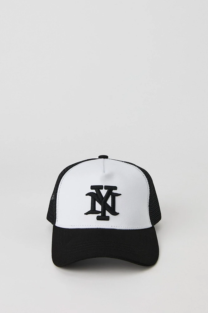 City Embroidered Trucker Hat