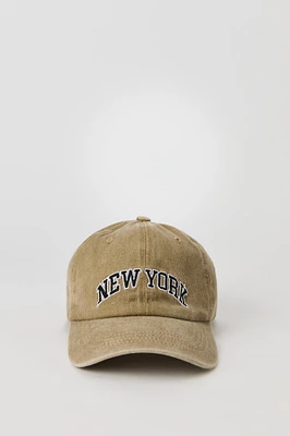 Casquette de baseball délavée avec motif brod