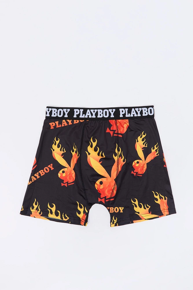 Culotte boxeur à imprimé Playboy