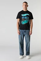 T-shirt à imprimé Hot Wheels