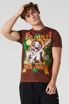 T-shirt à imprimé Bob Marley