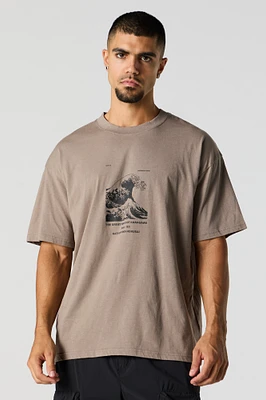 T-shirt à imprimé Art