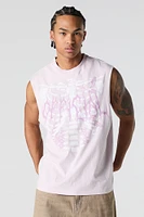 Skeleton Graphic Muscle Tank