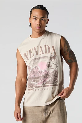Nevada Graphic Muscle Tank