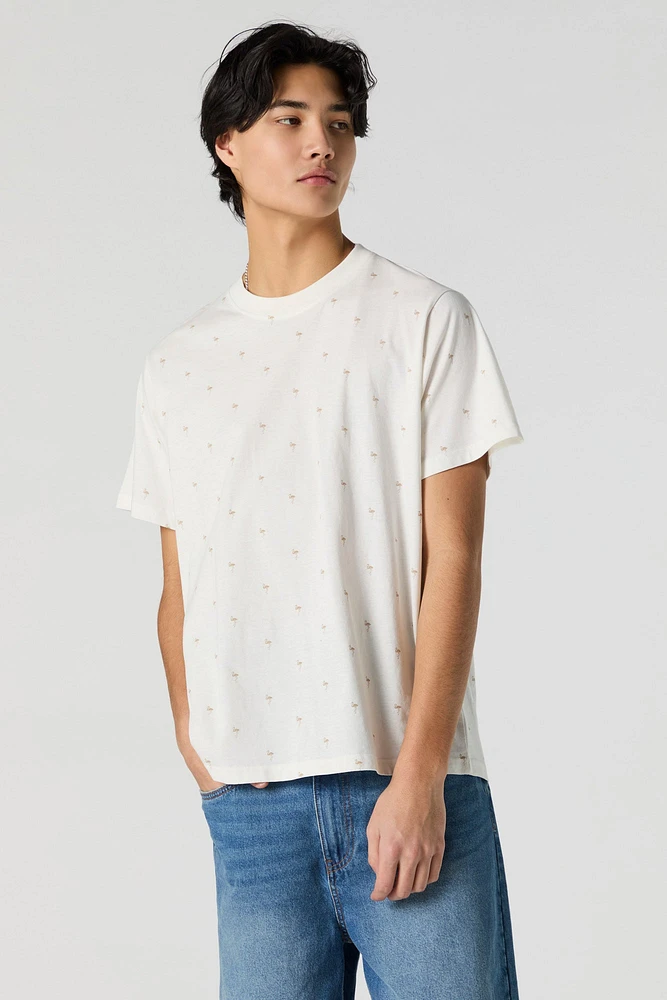 T-shirt avec micromotif