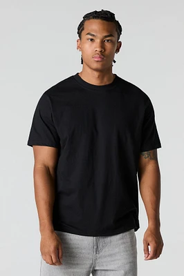 T-shirt ras du cou uni