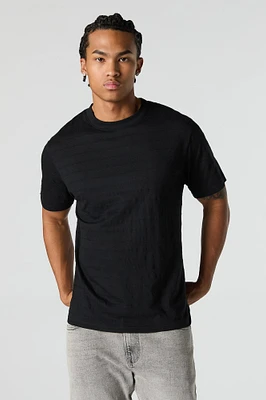 T-shirt texturé ray
