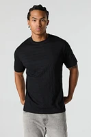 T-shirt texturé ray