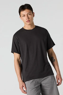 Textured Striped T-Shirt
