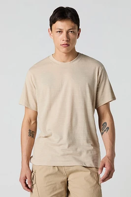 T-shirt texturé ray