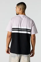 Striped Colourblock T-Shirt