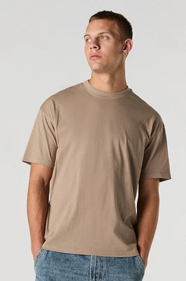 T-shirt décontracté uni
