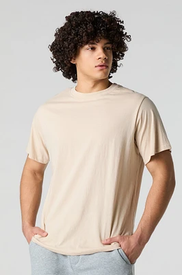 T-shirt uni ras du cou