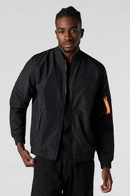 Nylon Bomber Jacket