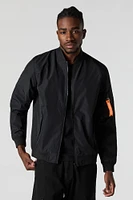 Nylon Bomber Jacket