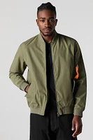 Nylon Bomber Jacket
