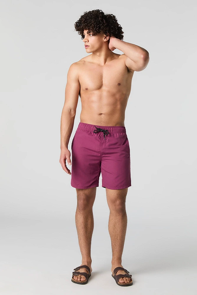Short de baignade uni