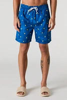 Short à imprimé Summer et taille coulissante