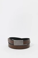 Brown Faux Leather Belt