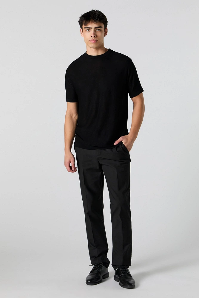 T-shirt en tricot uni