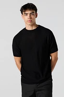 T-shirt en tricot uni