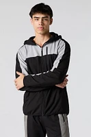 Active Colourblock Zip-Up Hoodie