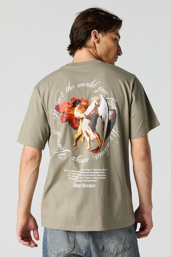 T-shirt à imprimé Fighting Yourself