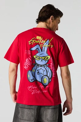 T-shirt à imprimé Be Grateful Everyday