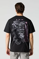 T-shirt à imprimé Dragon