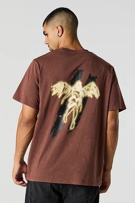 T-shirt à imprimé Angel