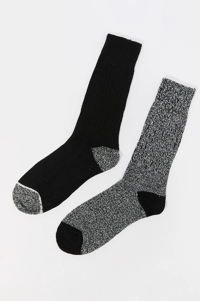Socquettes thermiques pour le chalet (paquet de 2