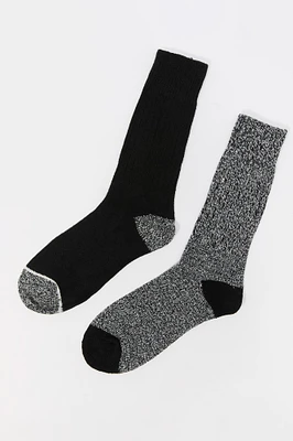 Socquettes thermiques pour le chalet (paquet de 2