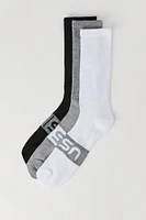 Athletic Arch Support Crew Socks (3 Pack)
