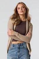 Cardigan enveloppant en tricot