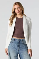Cardigan enveloppant en tricot