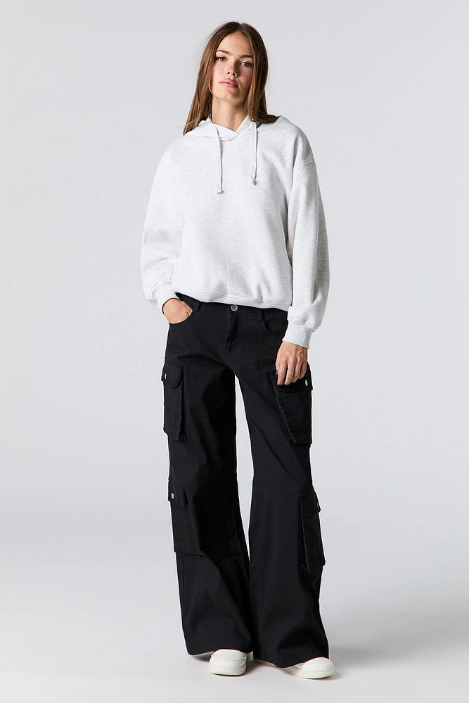 Pantalon cargo à jambe large avec poches multiples