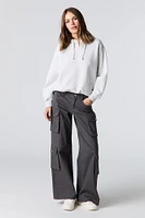 Pantalon cargo à jambe large avec poches multiples