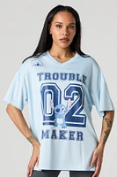 Jersey en filet à imprimé Stitch