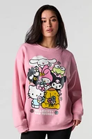 Chandail en molleton à imprimé Hello Kitty & Friends